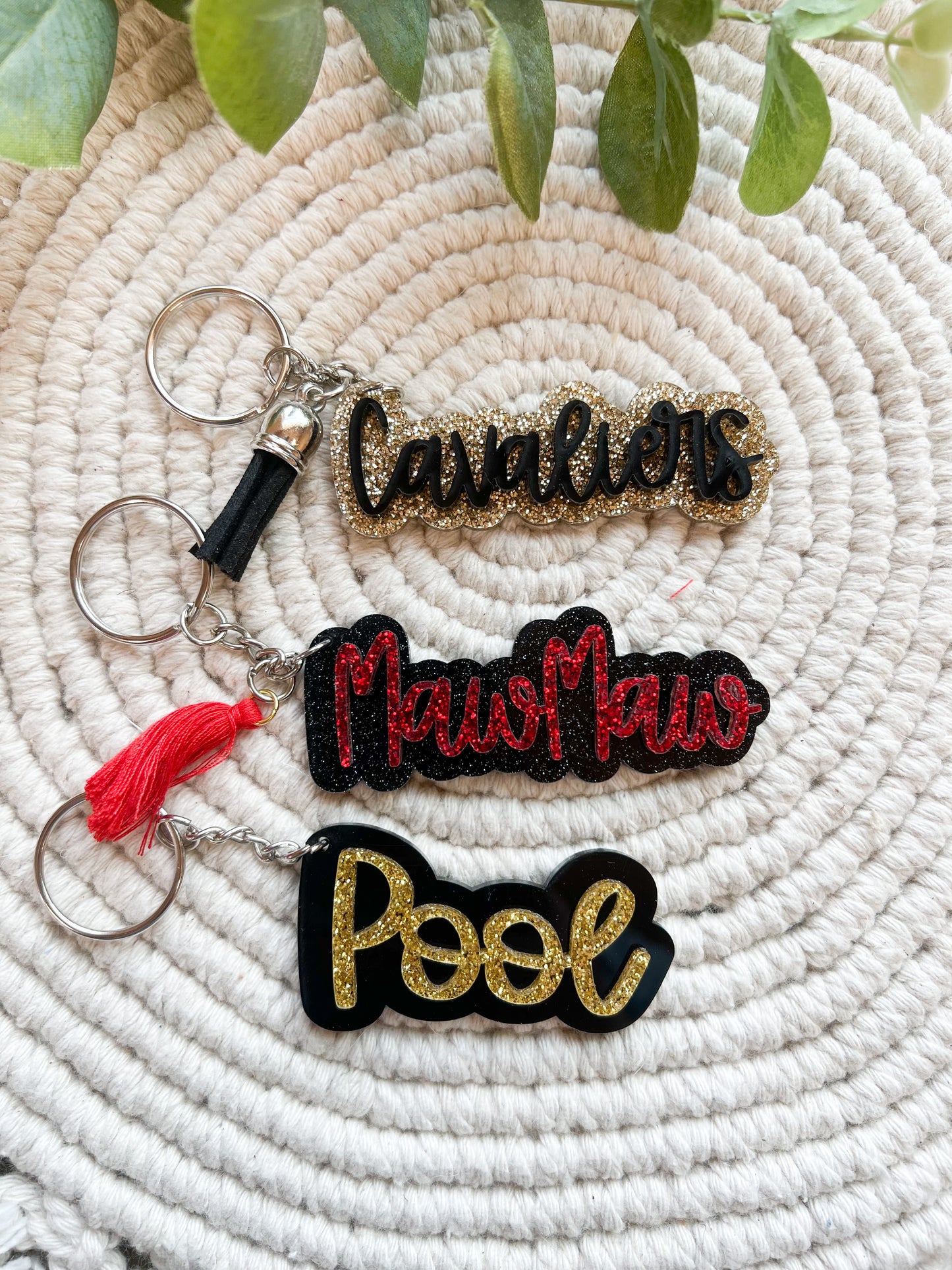 Acrylic Name Keychain