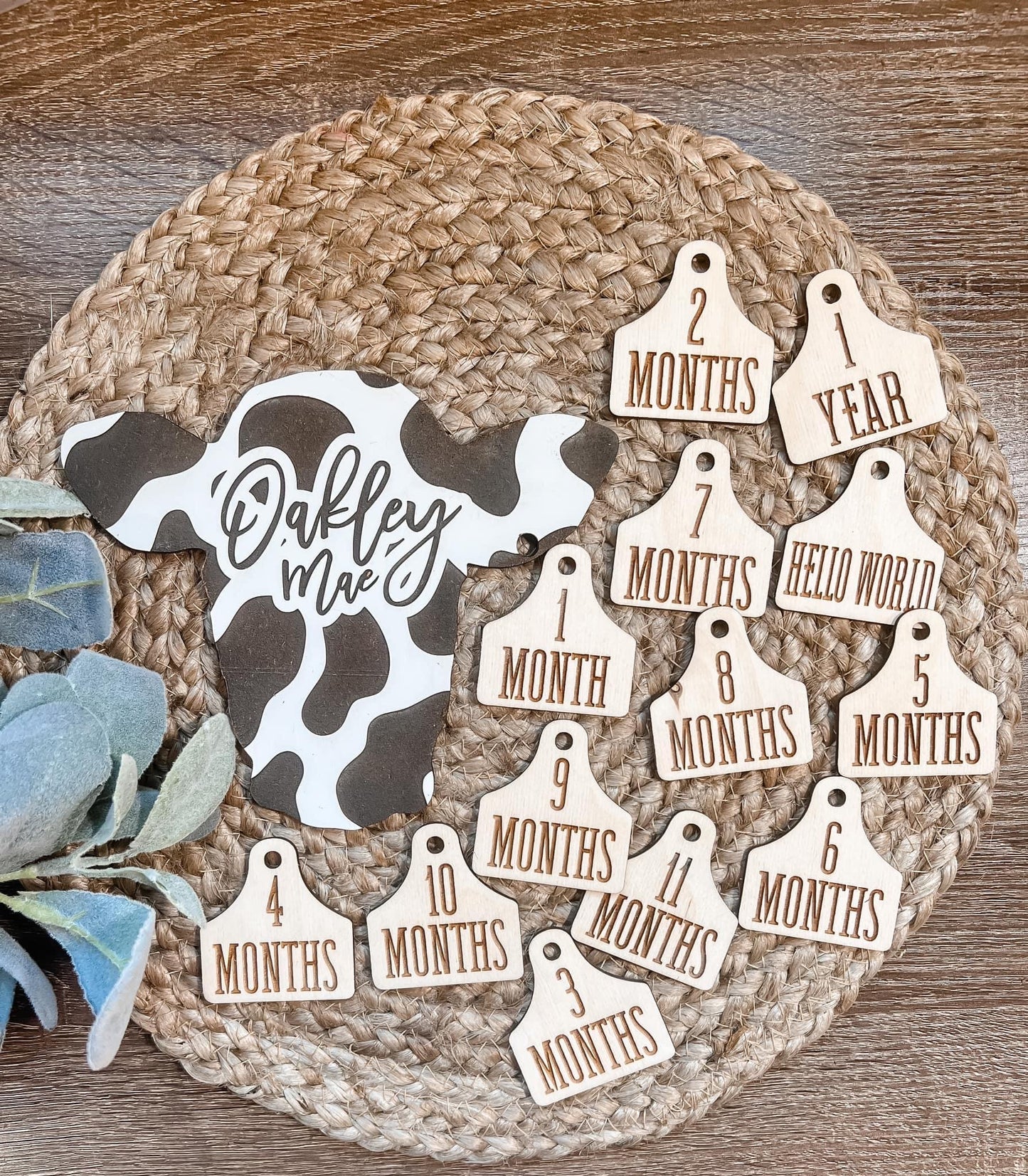 Personalized Cowhead Milestone Set