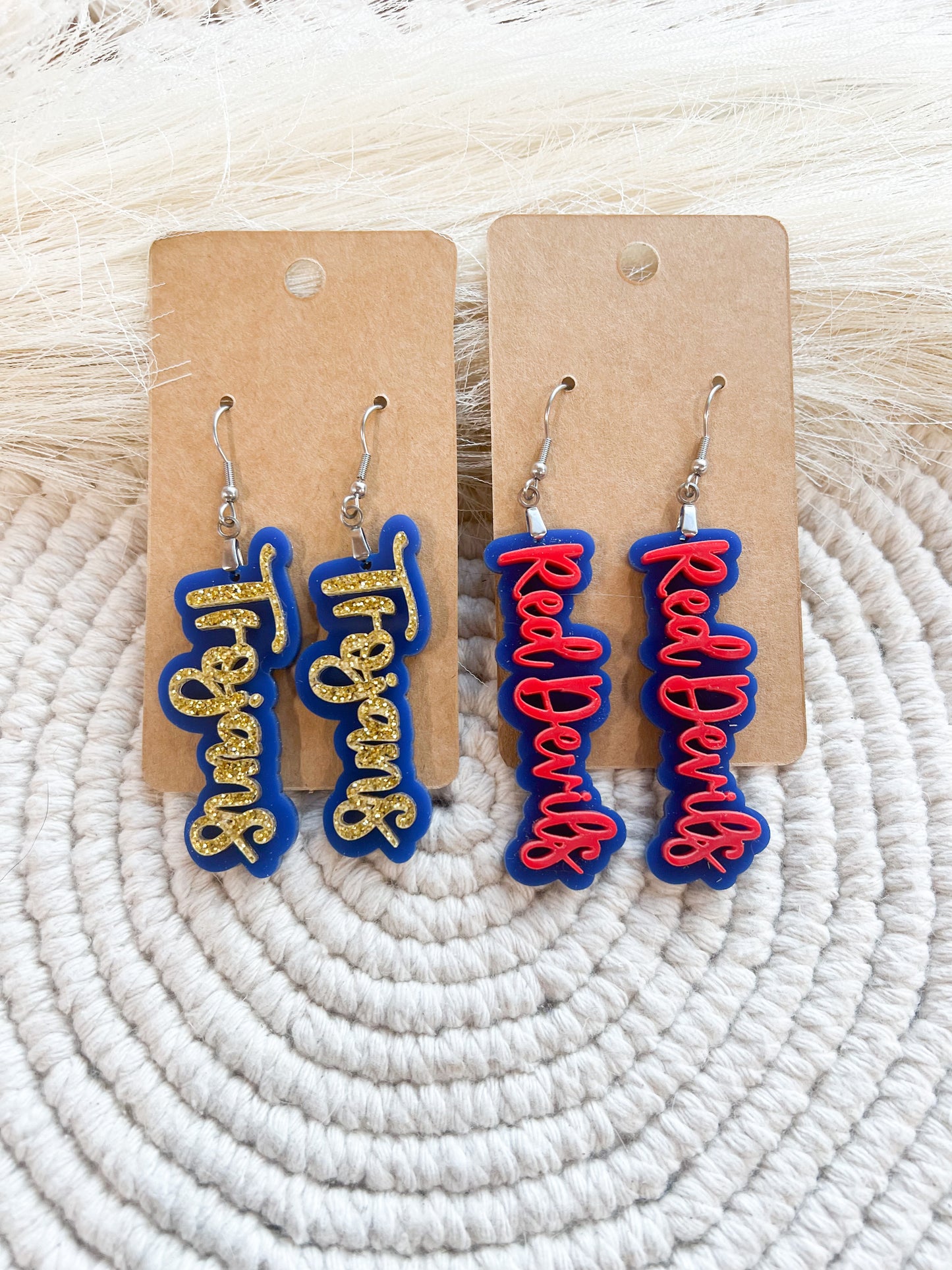 School Mascot Earrings
