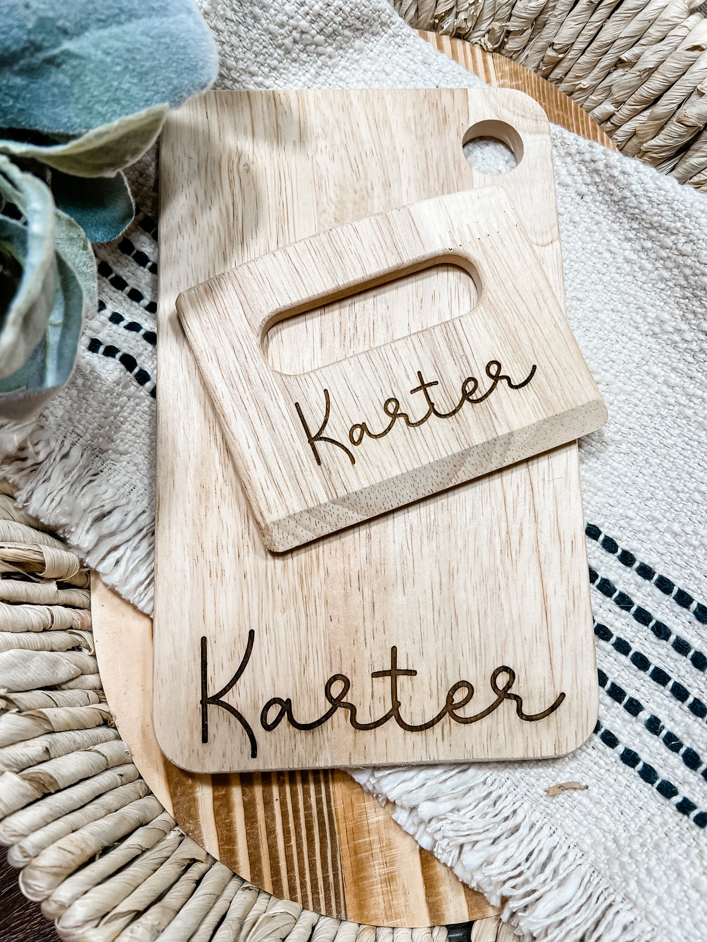 Mini CuttingBoard and Chopper Set