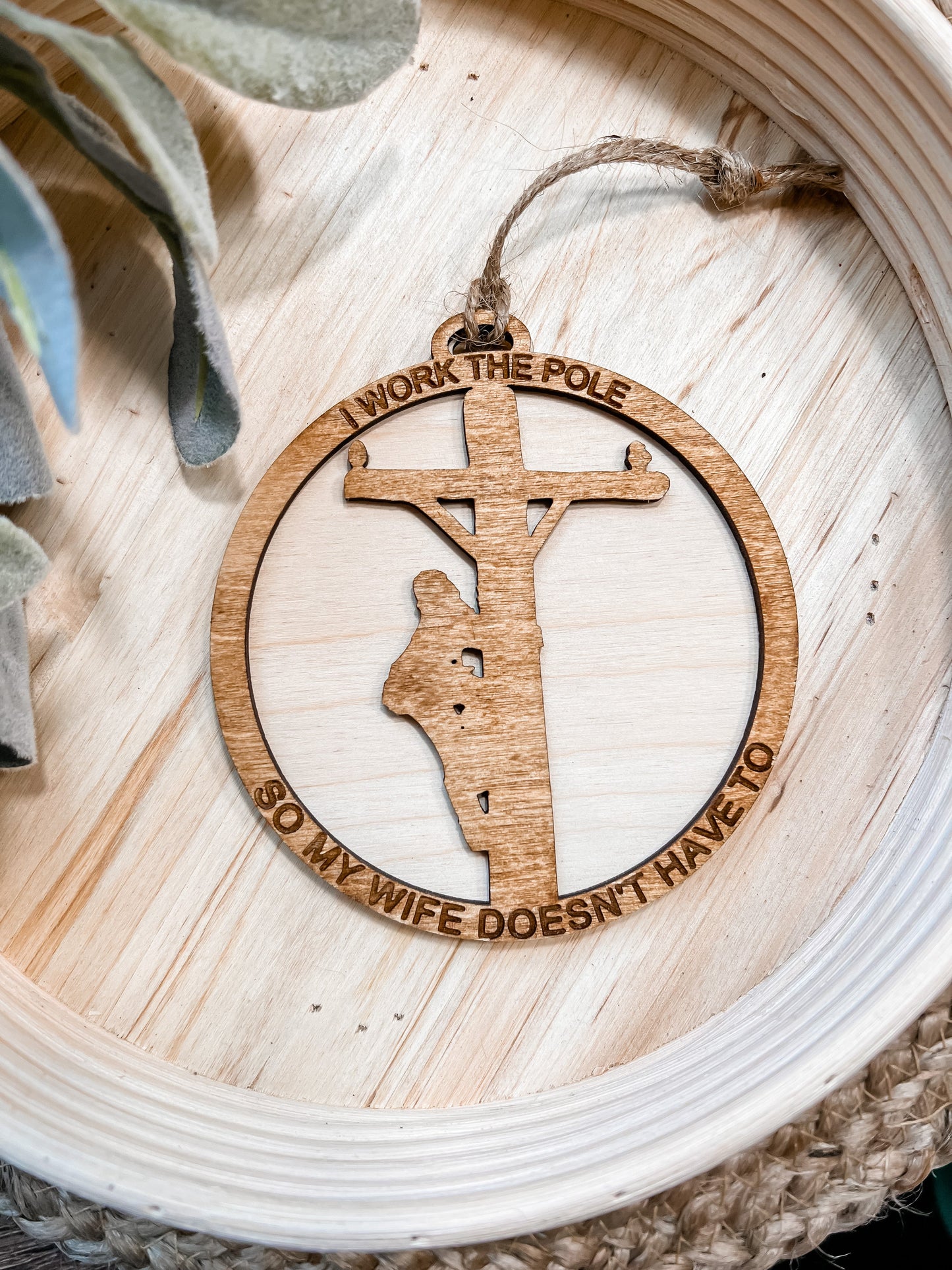 Lineman Ornament Pole