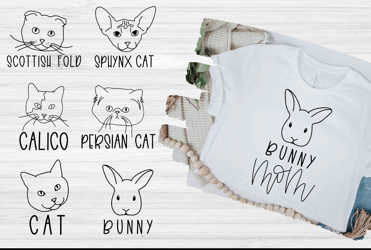 Dog Mom/Cat Mom Keychain & Wristlet