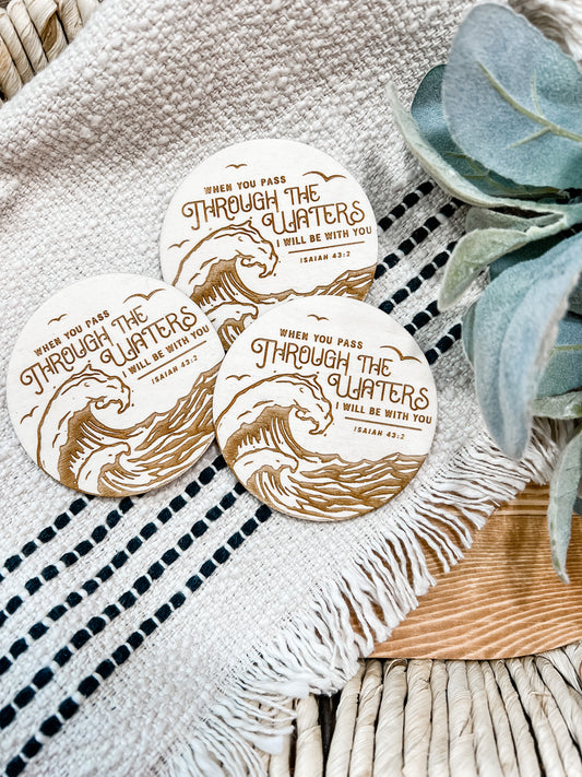 Waves Bible Verse  Magnet