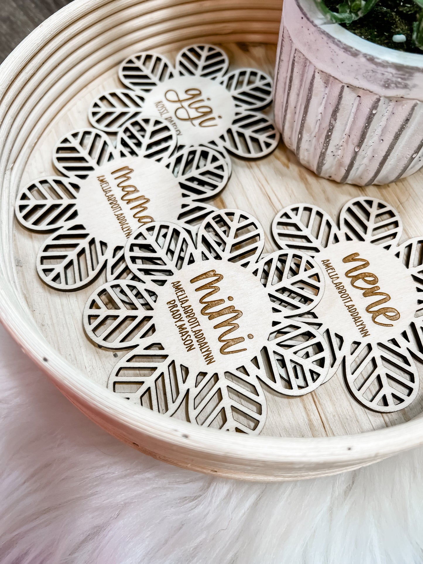 Boho Custom Floral Magnets