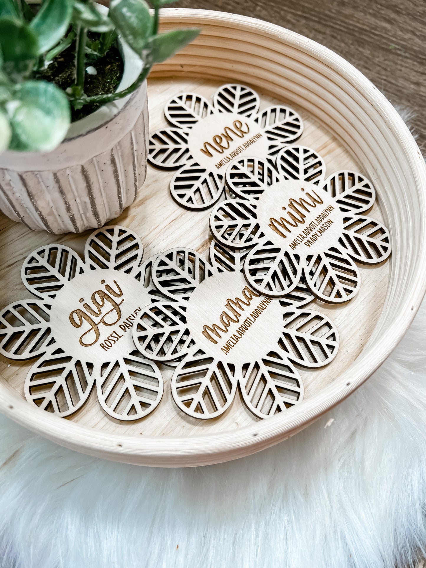 Boho Custom Floral Magnets