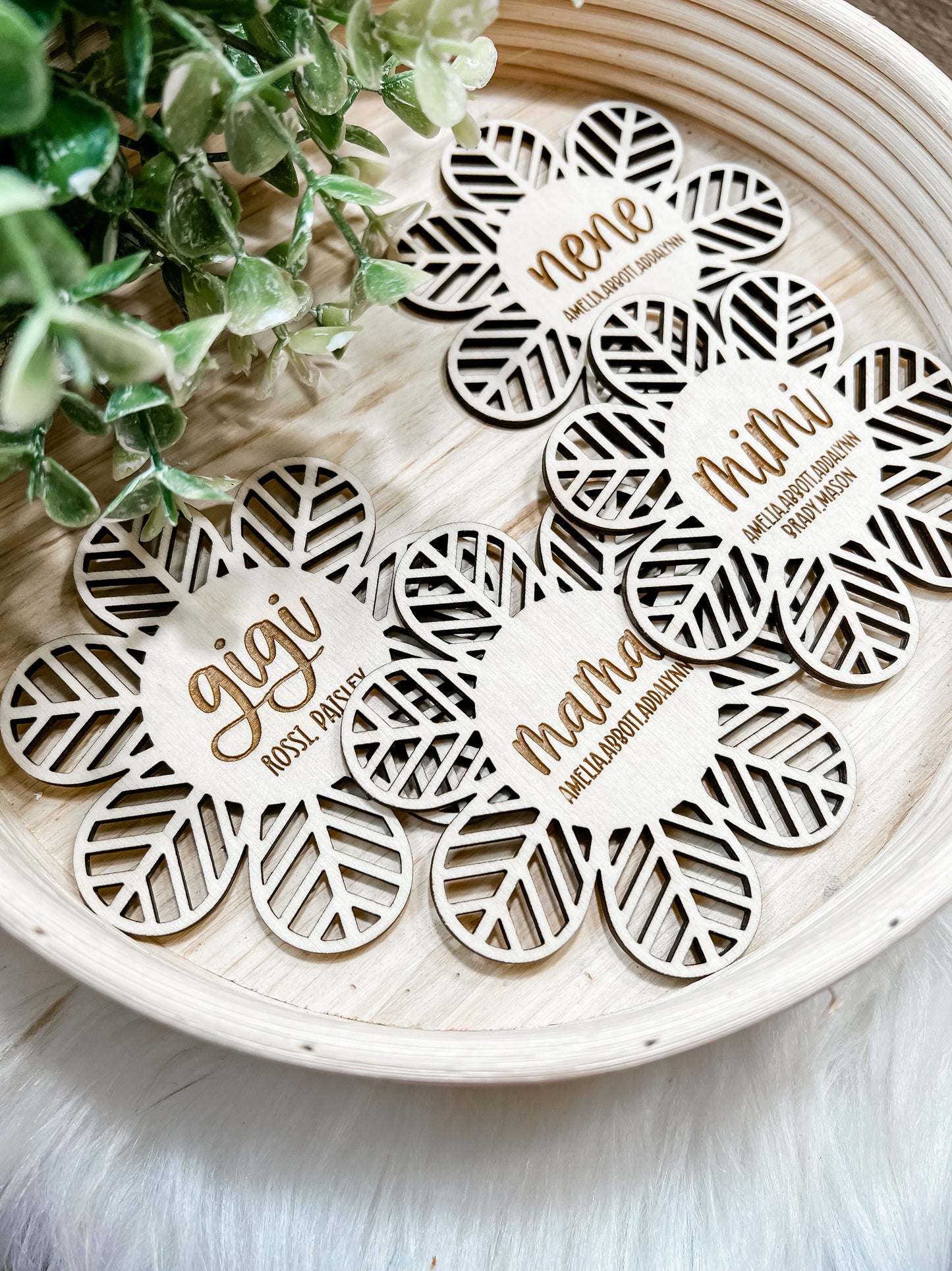 Boho Custom Floral Magnets