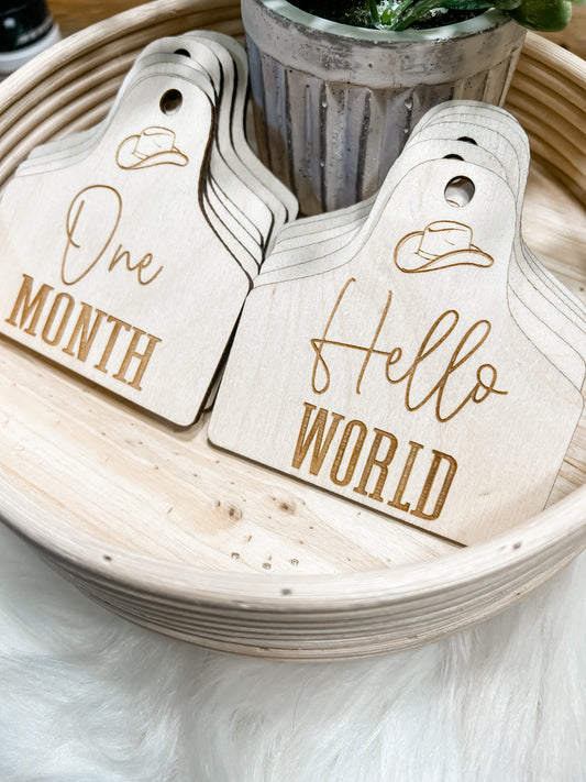 Cowboy Hat Milestone set