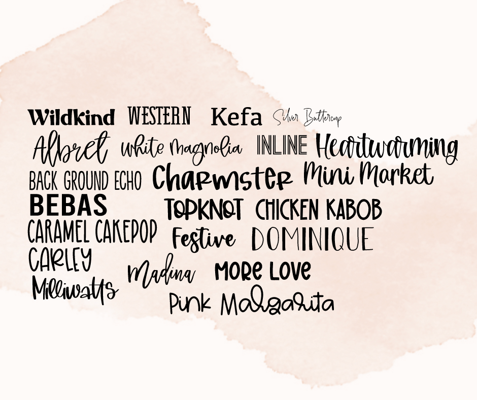 Medium Stacked Name Sign