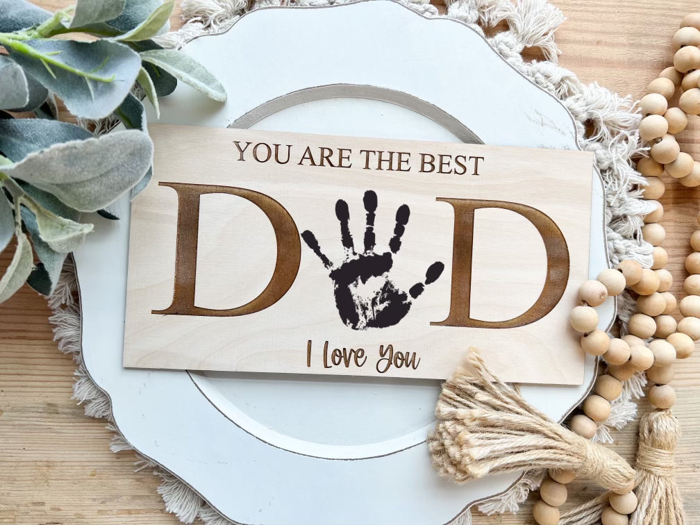 Dad Handprint Sign