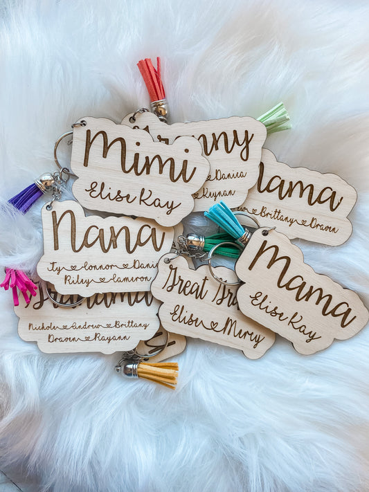Custom Mother's Day Keychains