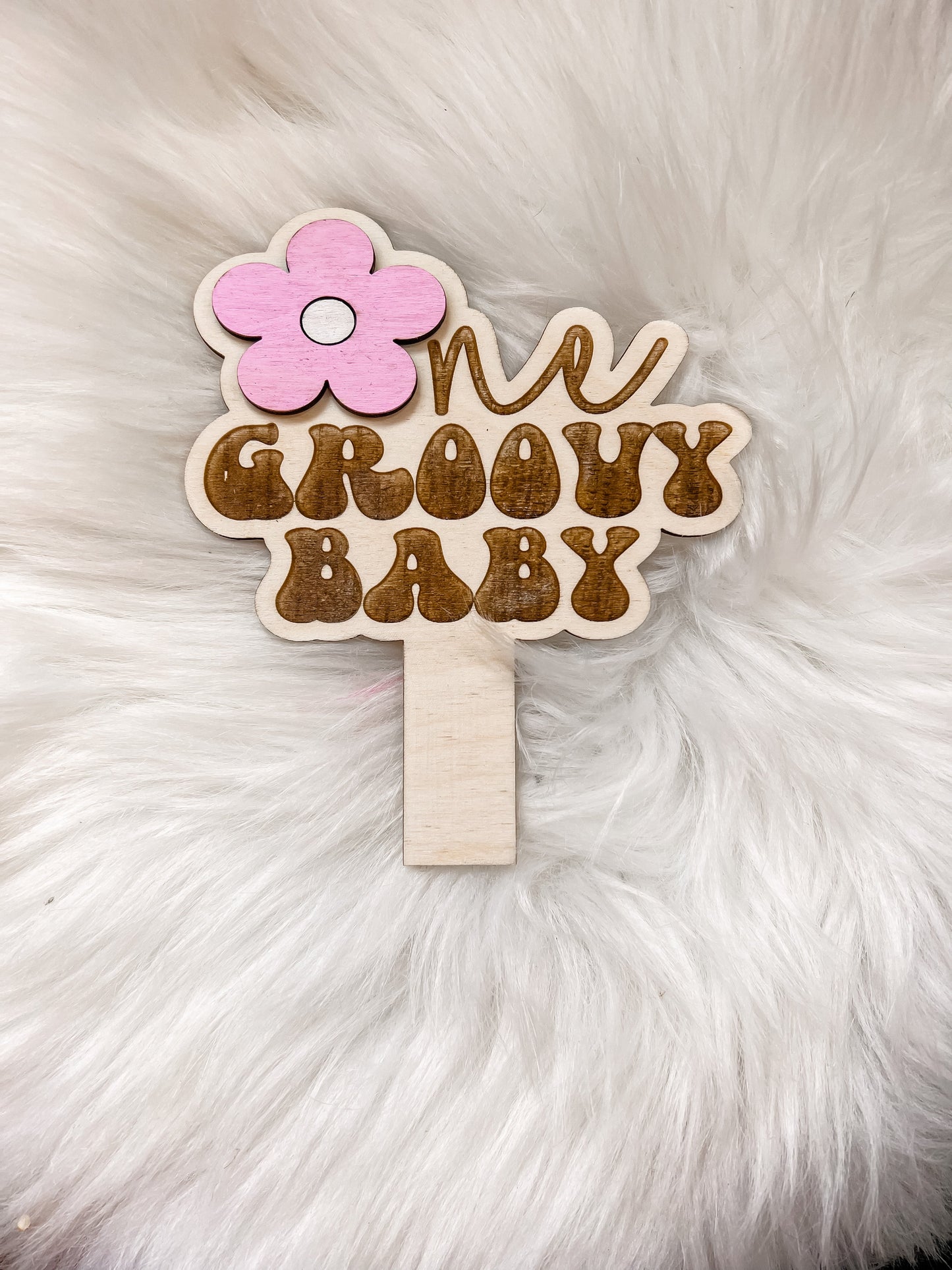 One Groovy Baby Cake Topper